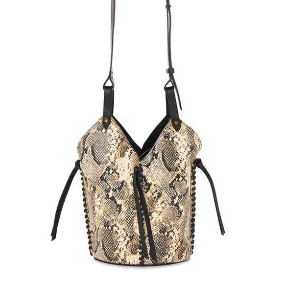 Isabel Marant Tampa Mini Python Leather Bag - Picture 1 of 6